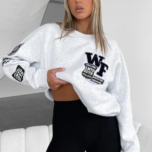 Oversized Tracksuit Grey Marle