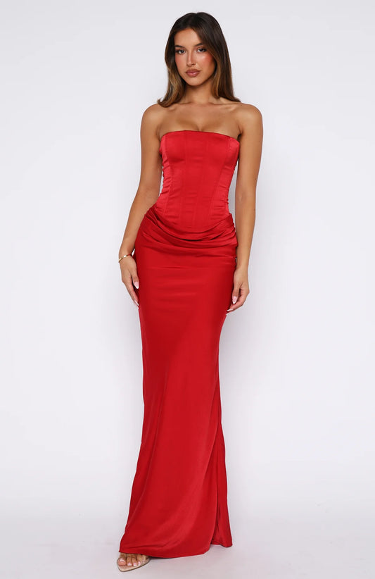 Love This Feeling Maxi Dress Red