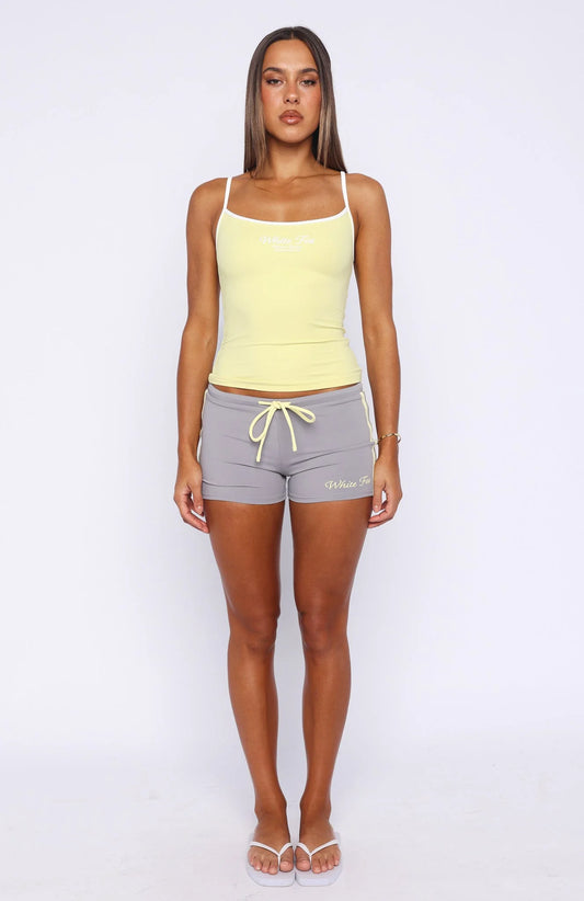 Verano Sixteen Giulia Singlet Top Lemon