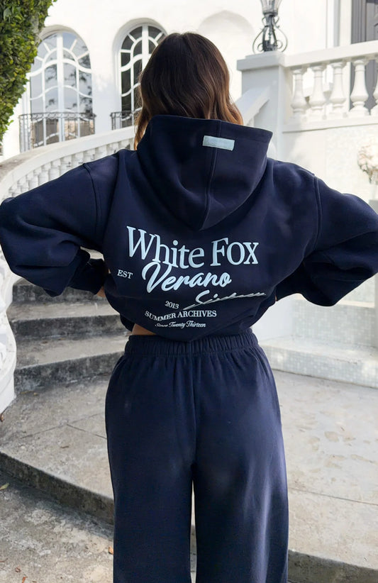 Verano Sixteen Lilia Oversized Hoodie Navy